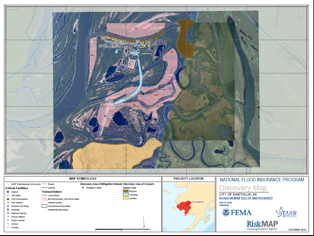 City Of Kwethluk Risk Map Study Risk Map Planning Land Management Division Of Community And Regional Affairs